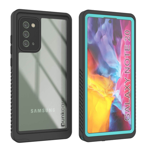 Galaxy Note 20 Case, Punkcase [Extreme Series] Armor Cover W/ Built In Screen Protector [Teal]