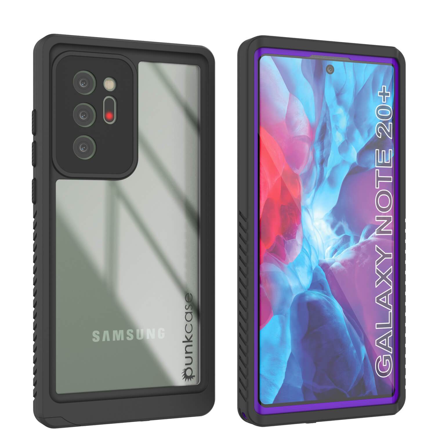 Galaxy Note 20 Ultra Case, Punkcase [Extreme Series] Armor Cover W/ Built In Screen Protector [Purple]