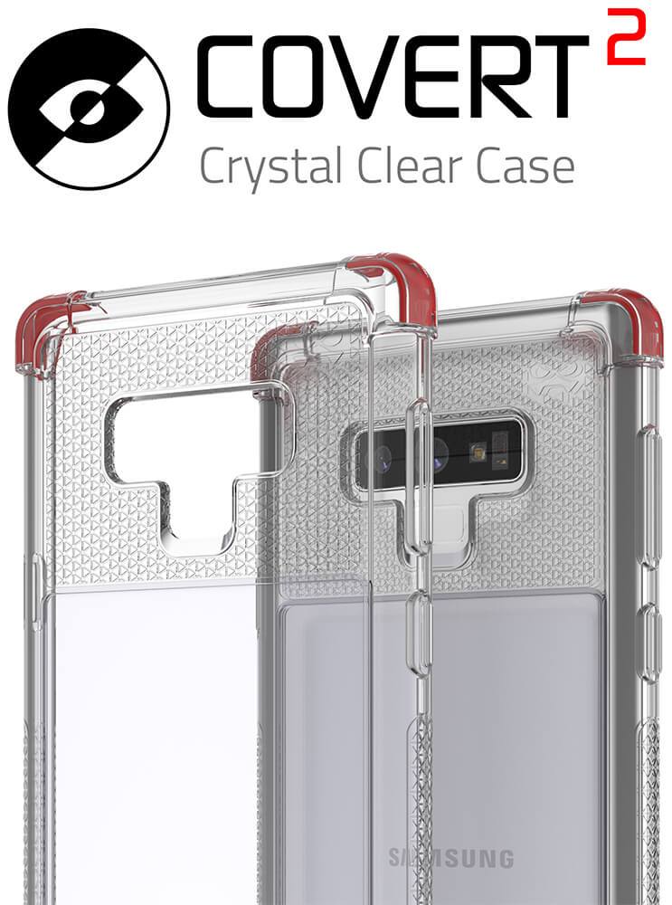 Galaxy Note 9 Case,Ghostek Covert 2 TPU Bumper Frame [Shockproof] | Pink