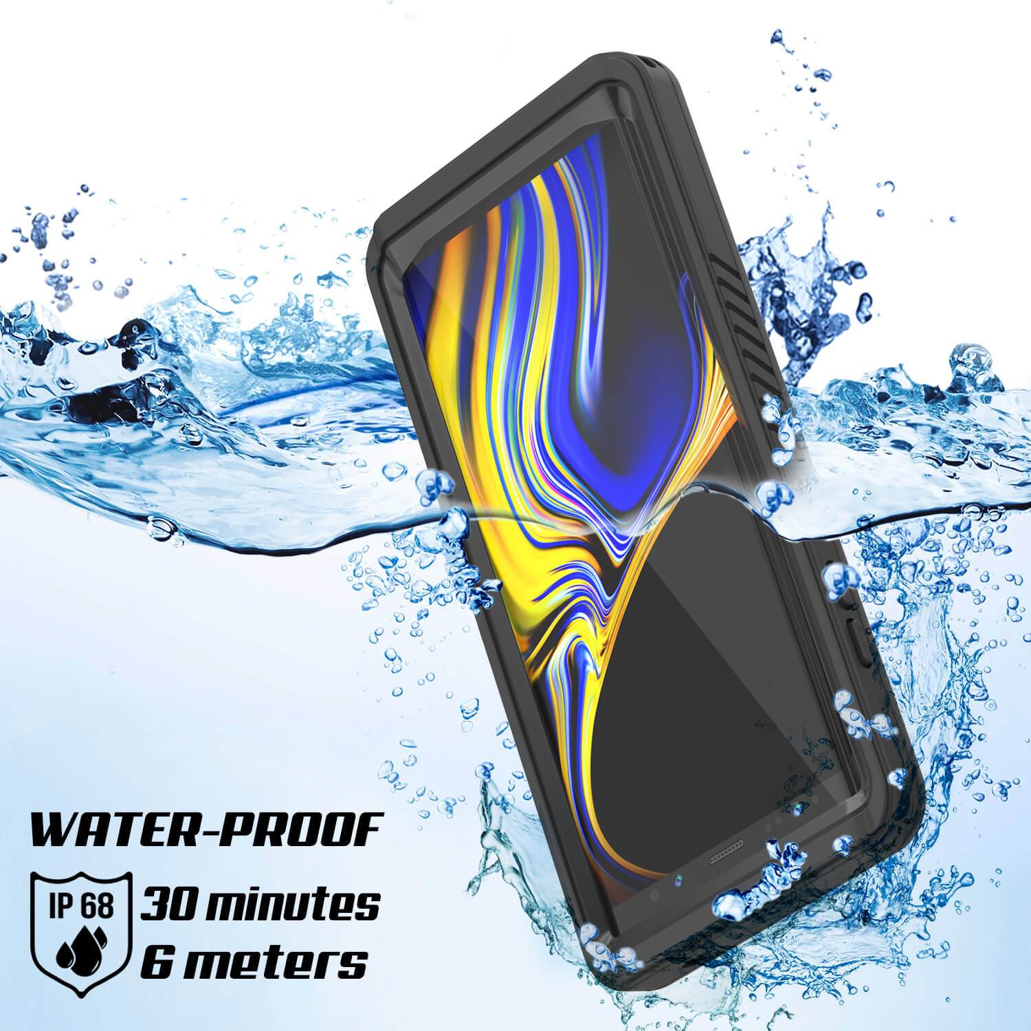 Galaxy Note 9 Case, Punkcase [Extreme Series] Armor Cover W/ Built In Screen Protector [Black]