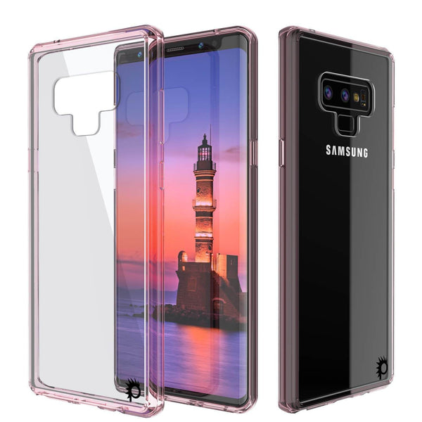 Galaxy Note 9 Case, PUNKcase [LUCID 2.0 Series] [Slim Fit] Armor Cover W/Integrated Anti-Shock System [Crystal Pink]