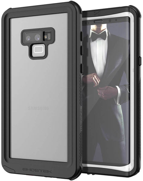 Galaxy Note 9, Ghostek Nautical Waterproof Case Full Body TPU Cover [Shockproof] | White