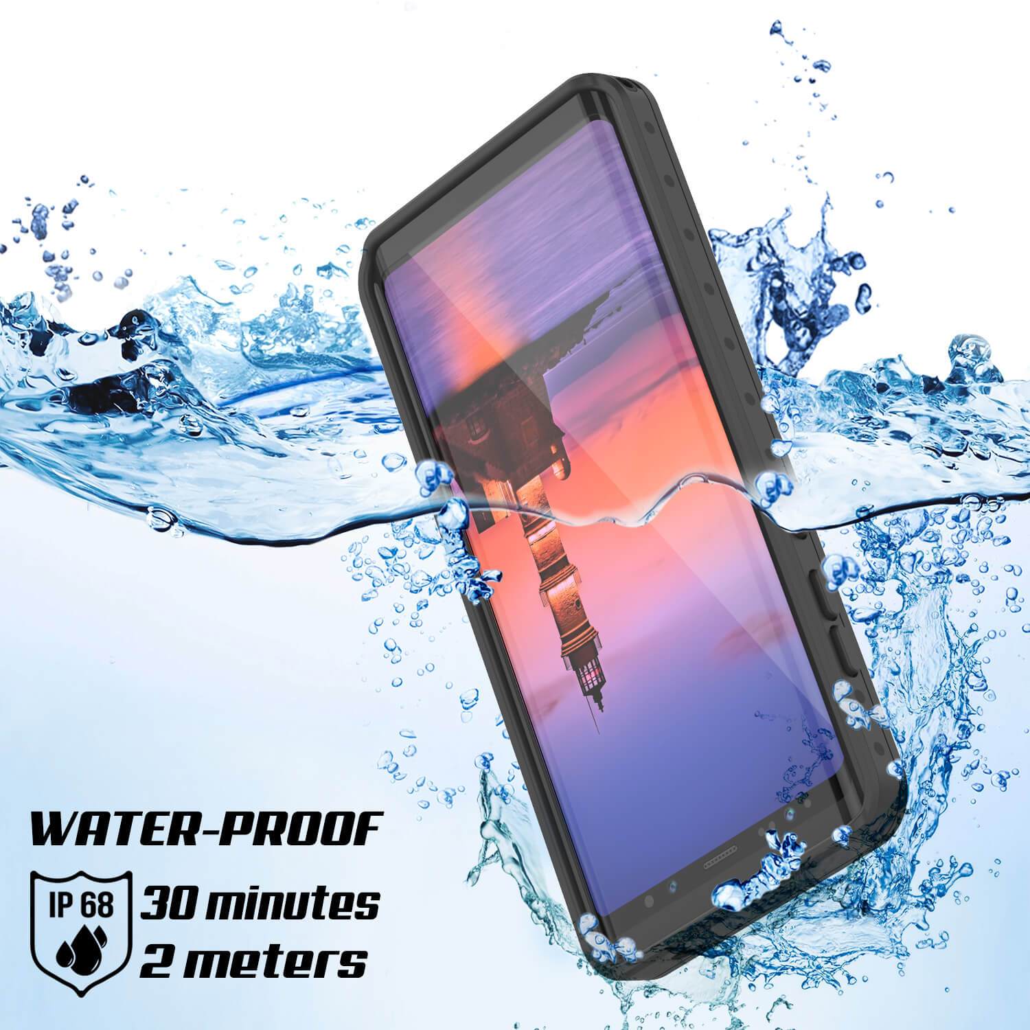 Galaxy Note 9 Waterproof Case Punkсase StudStar Clear