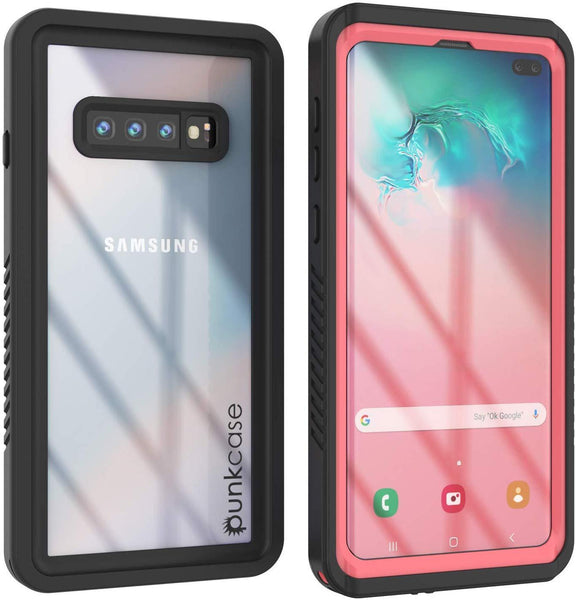 Galaxy S10e Water/Shock/Snowproof Slim Screen Protector Case [Pink]