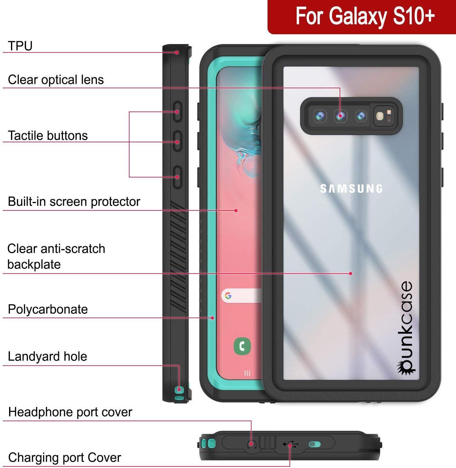 Galaxy S10e Water/Shock/Snowproof | Screen Protector Case [Teal]