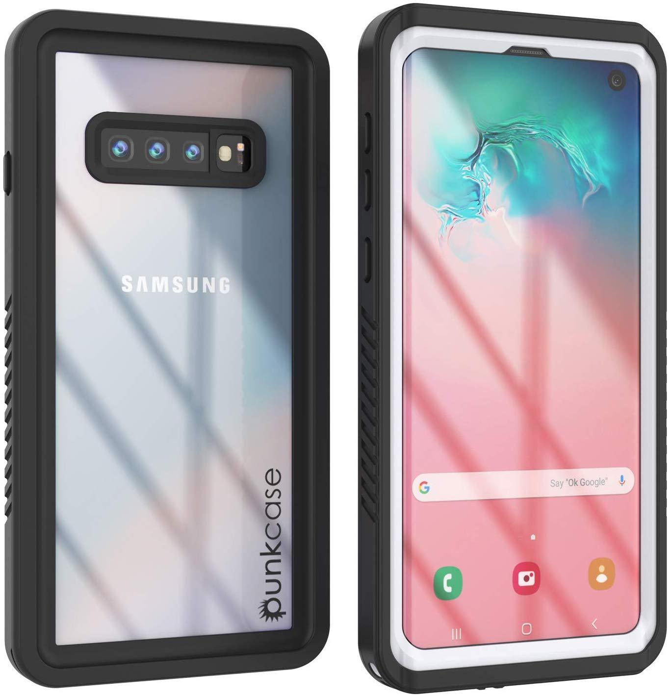 Galaxy S10+ Plus Water/Shock/Snow/dirt proof Punkcase Slim Case [White]