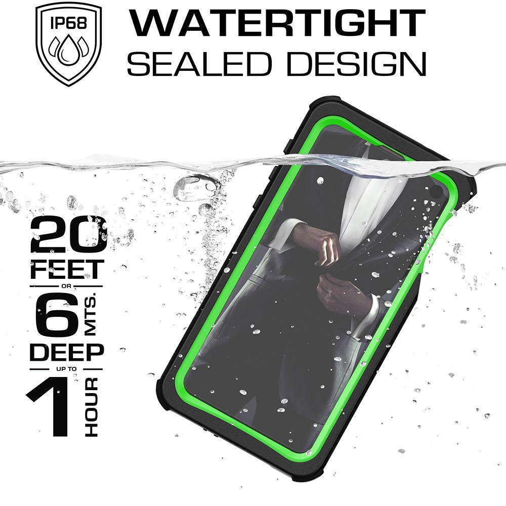 Galaxy S10e Rugged Waterproof Case | Nautical 2 Series [Green]