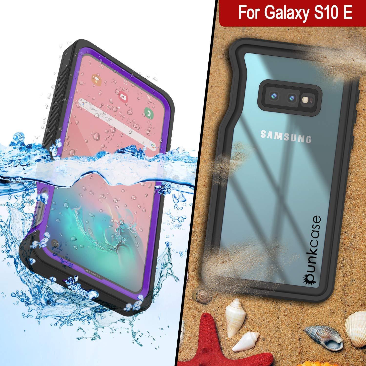 Galaxy S10 Water/Shockproof Slim Screen Protector Case [Purple]