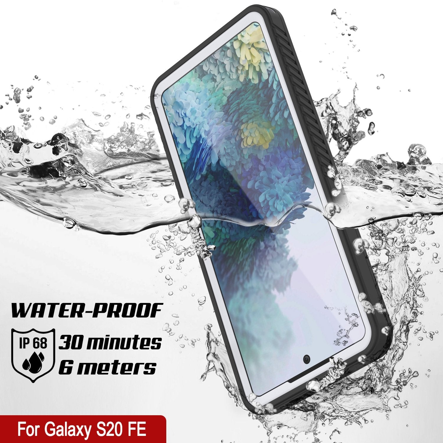 Galaxy S20 FE Water/Shock/Snow/dirt proof [Extreme Series] Punkcase Slim Case [White]