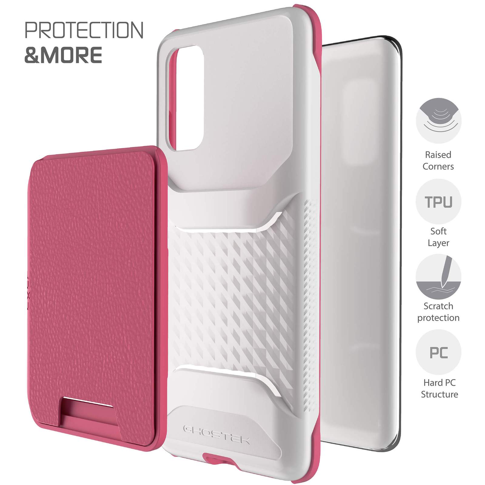 Galaxy S20 Wallet Case | Exec Series [Pink]