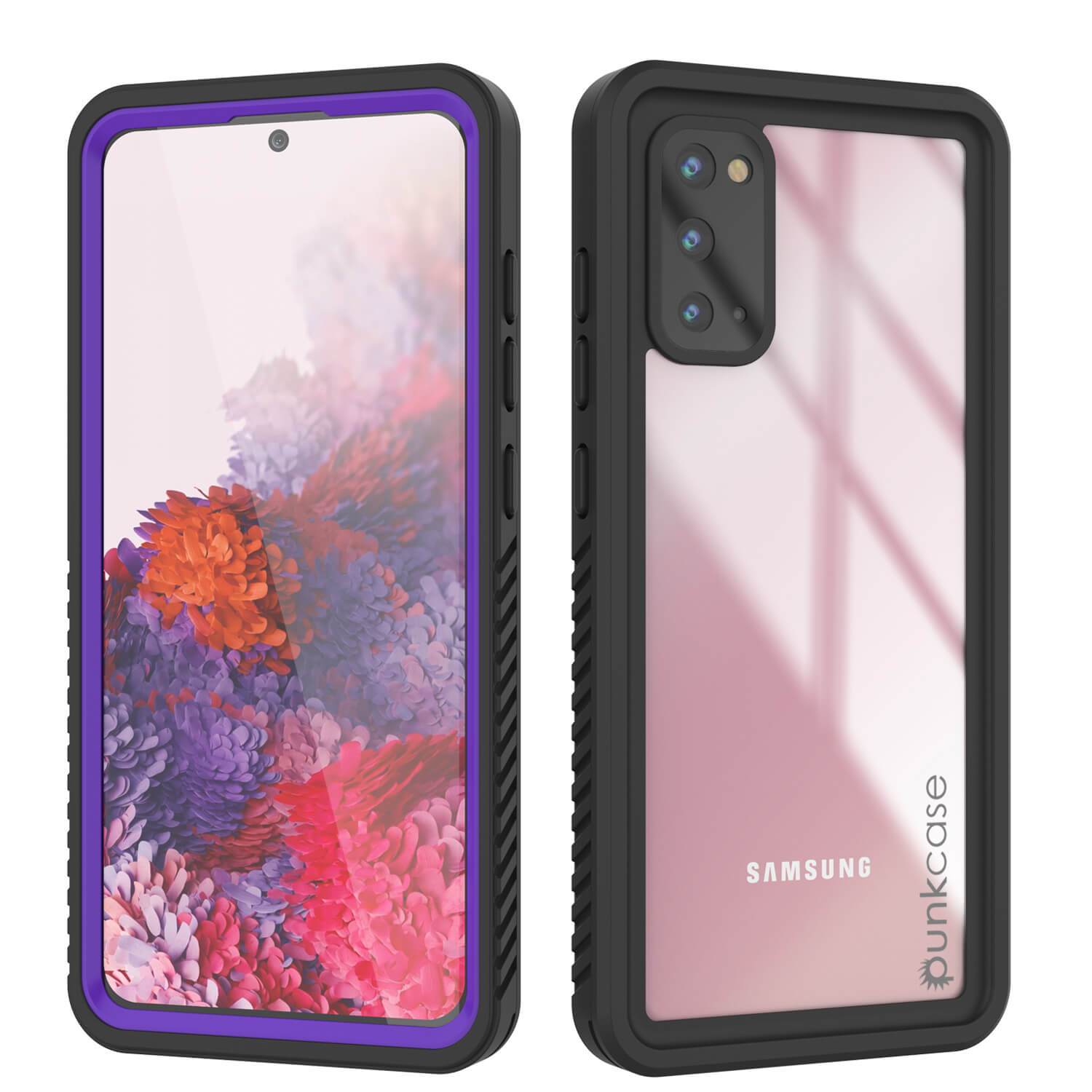 Galaxy S20 Water/Shockproof [Extreme Series] Slim Screen Protector Case [Purple]