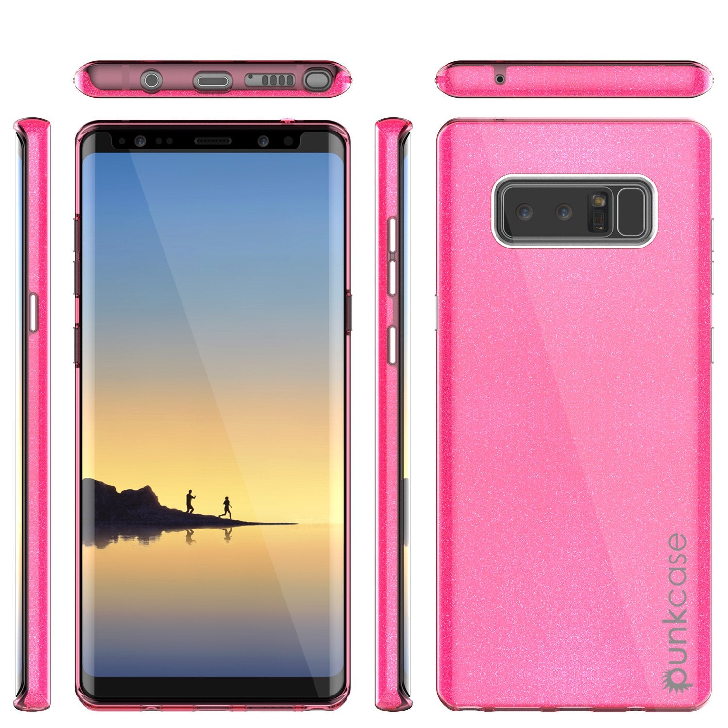 Galaxy Note 8 Case, Punkcase Galactic 2.0 Series Ultra Slim Protective Armor [Pink]