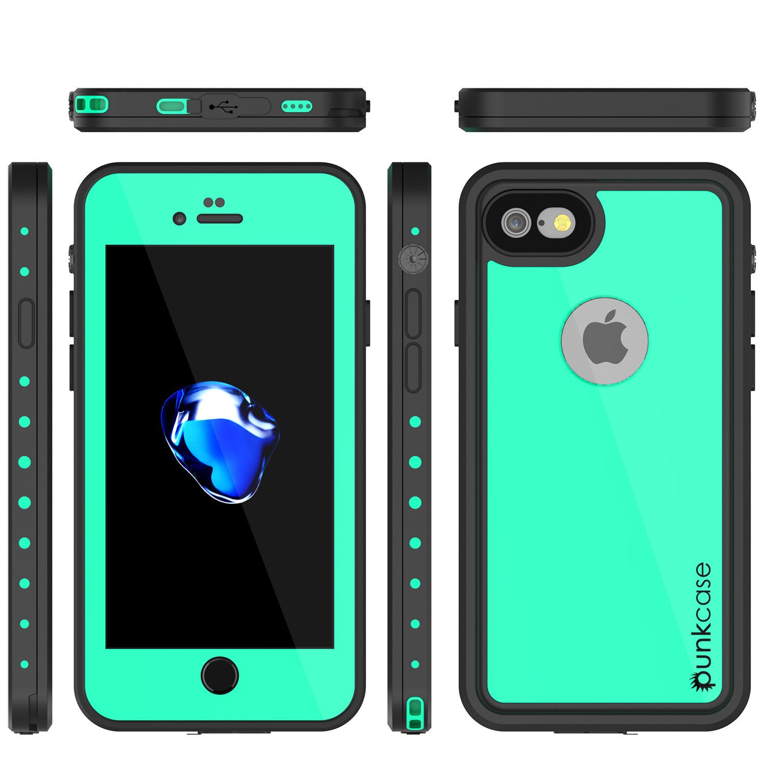 PUNKCASE - Studstar Series Snowproof Case for Apple IPhone 7 | Teal