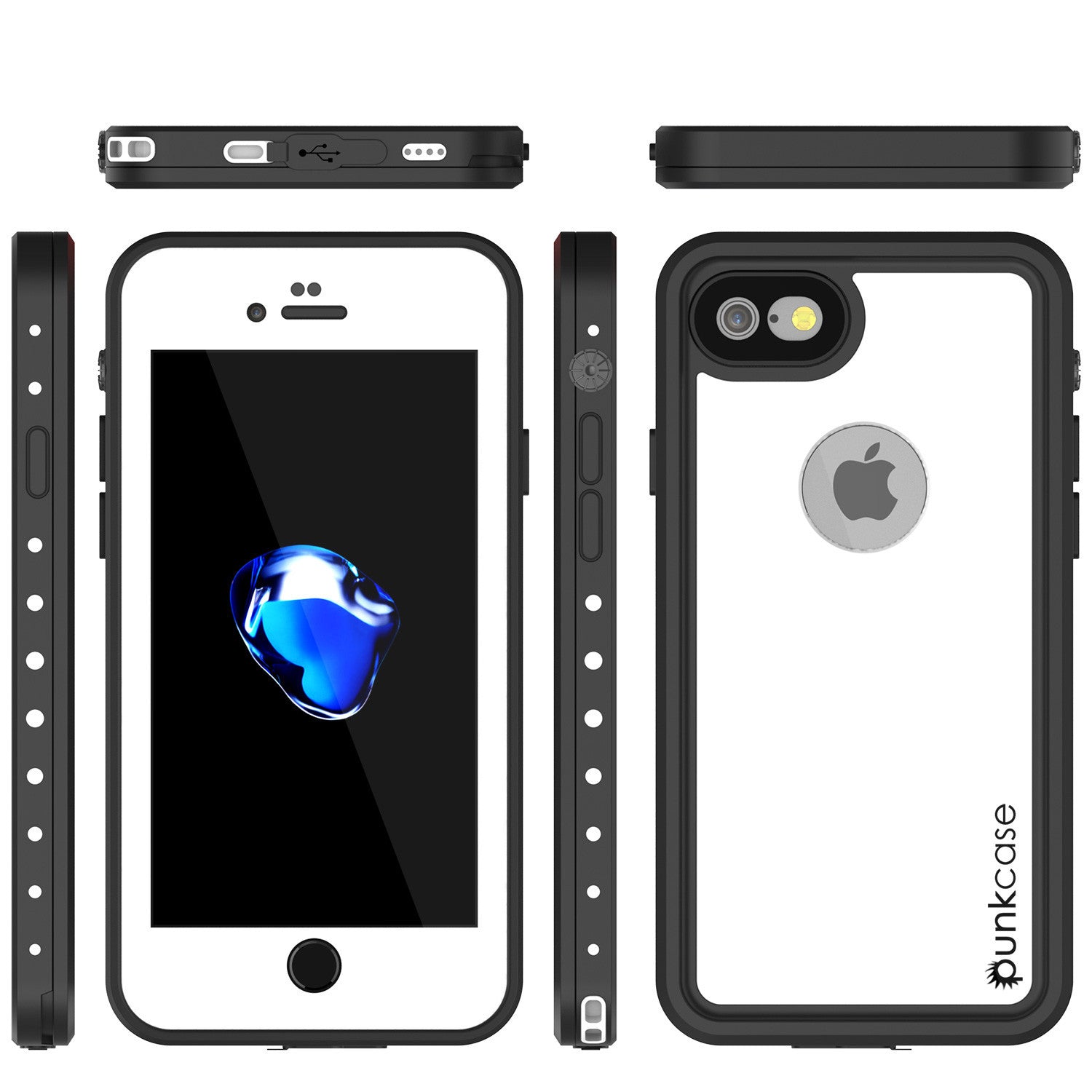PUNKCASE - Studstar Series Snowproof Case for Apple IPhone 7 | White