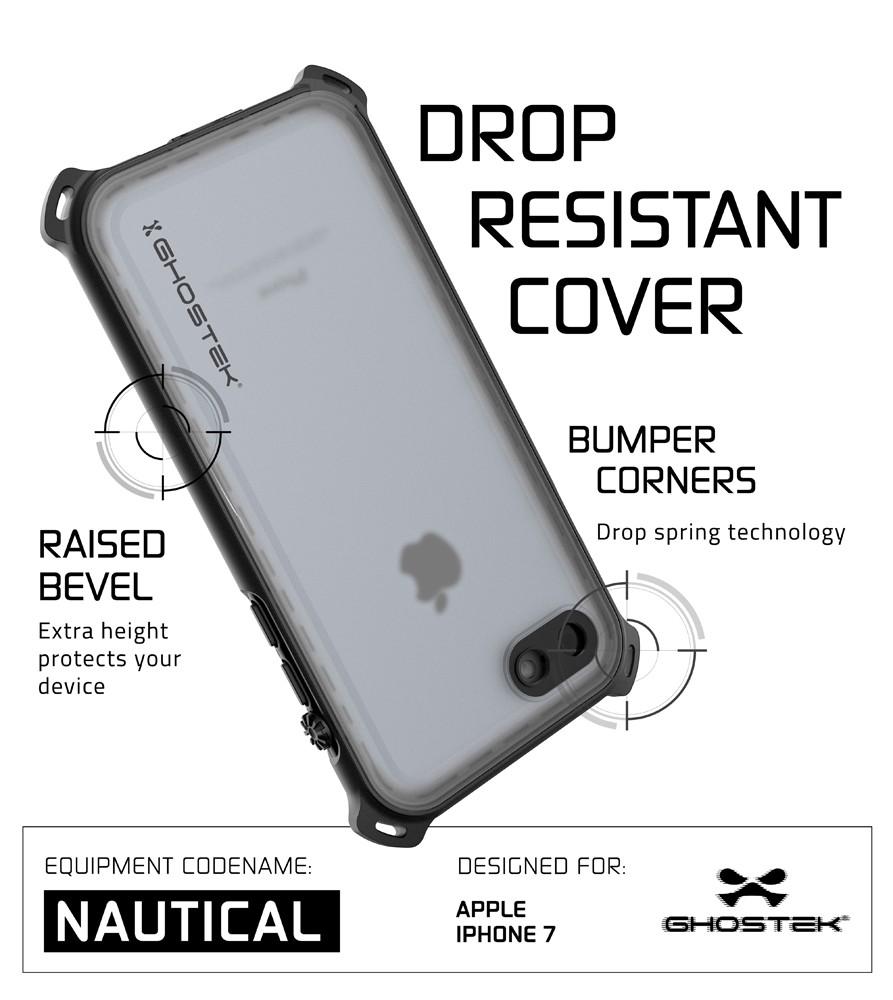 iPhone 7 Case, Ghostek Nautical Series  for iPhone 7 Case | BLACK