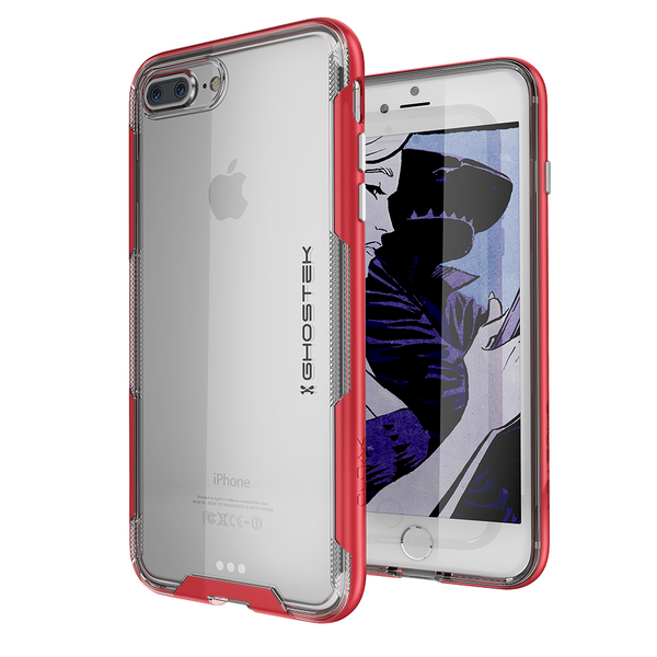 iPhone 8+ Plus Case, Ghostek Cloak 3 Series  for iPhone 8+ Plus  Case [RED]