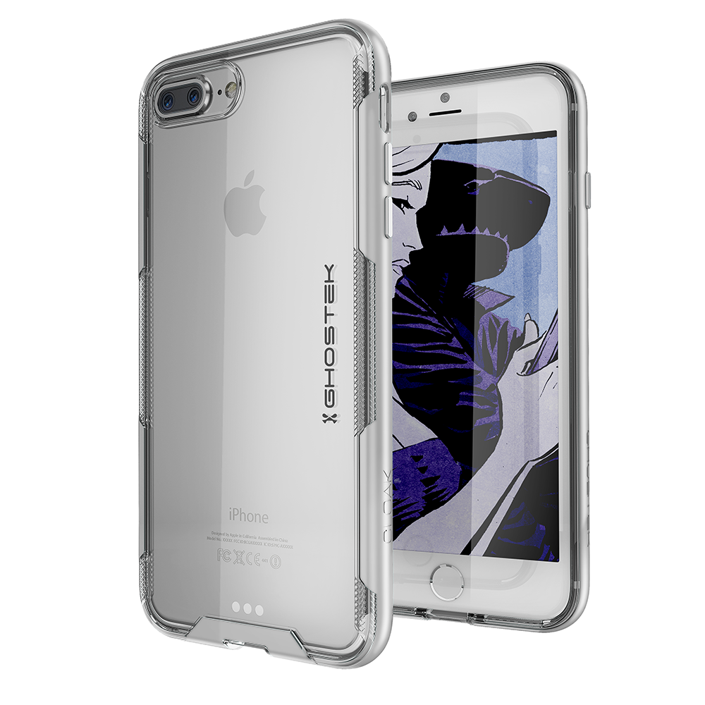 iPhone 8+ Plus Case, Ghostek Cloak 3 Series  for iPhone 8+ Plus  Case [SILVER]