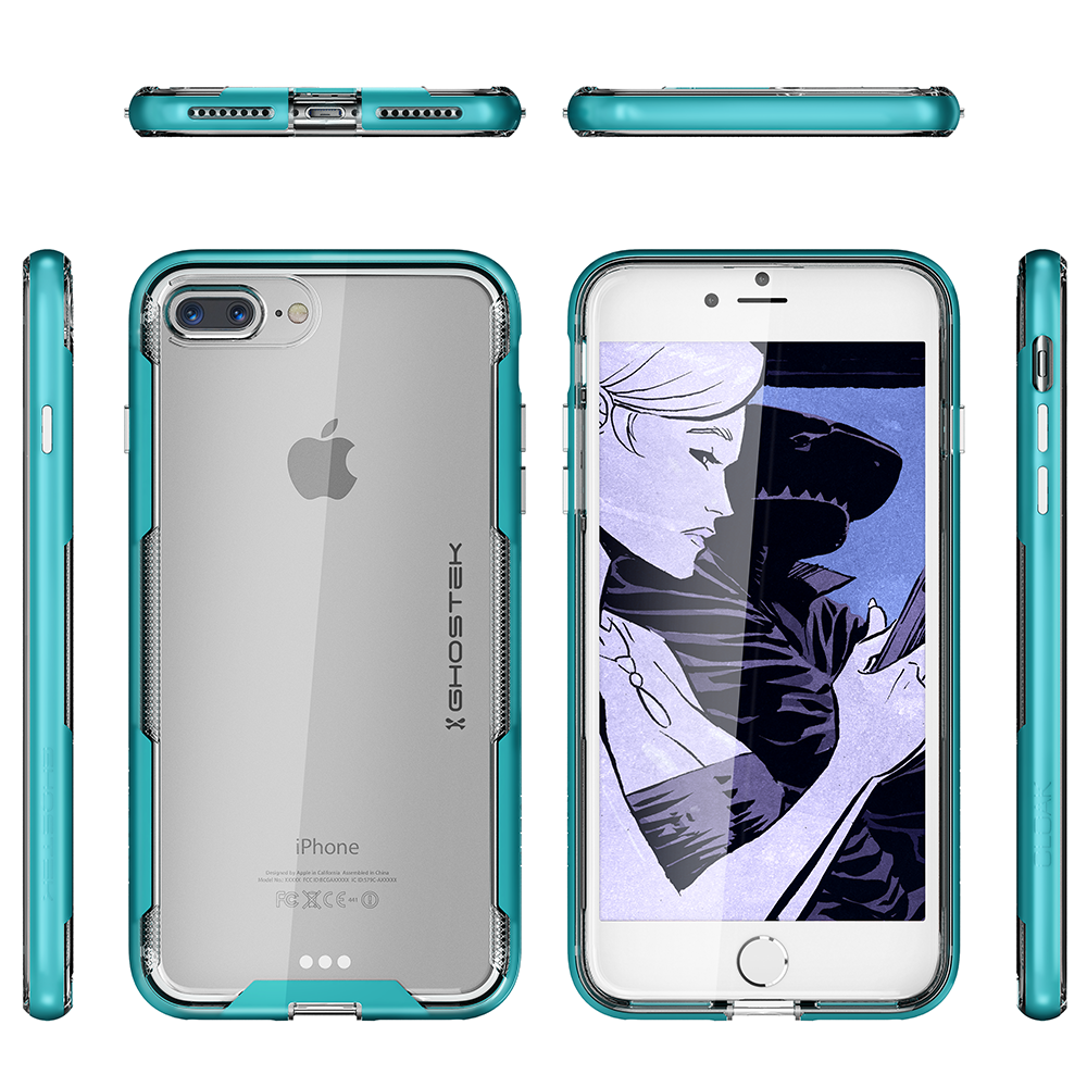 iPhone 7+ Plus Case ,Ghostek Cloak 3 Series  for iPhone 7+ Plus  Case [TEAL]