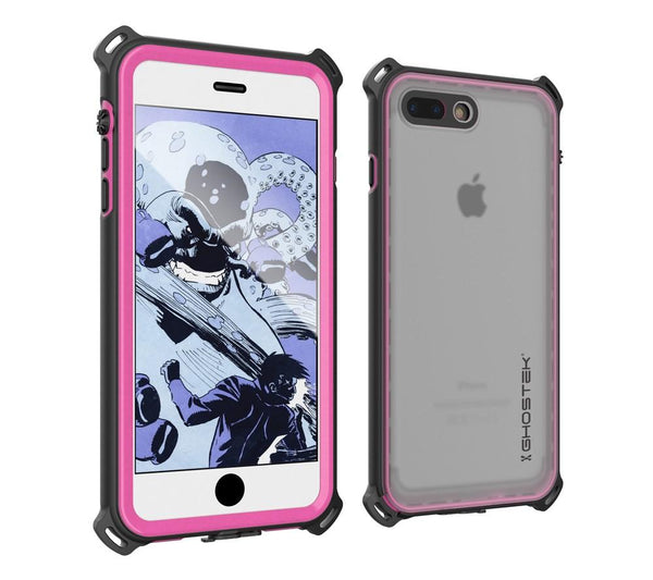 iPhone 7+ Plus case, Ghostek®  Nautical Series  for iPhone 7+ Plus Rugged Heavy Duty Case | Pink