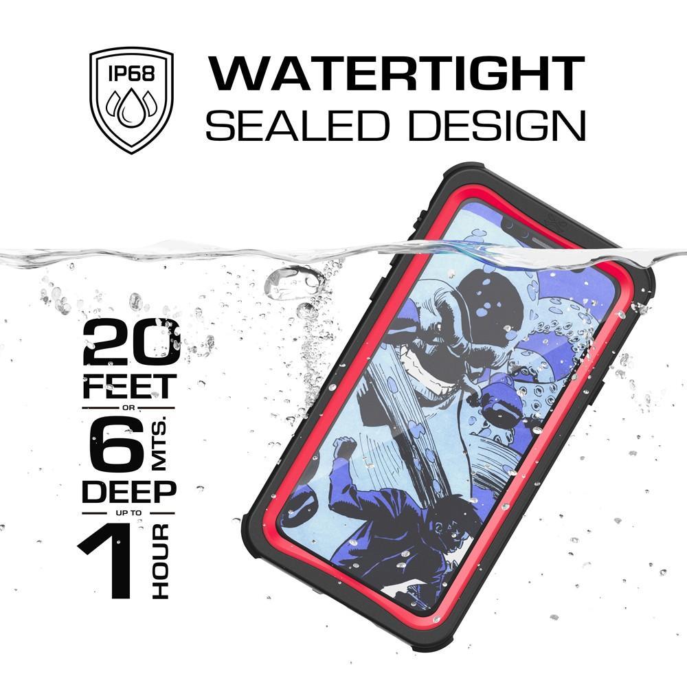 iPhone X Case , Ghostek Nautical Series Rugged Heavy Duty Case |  RED