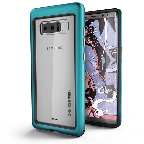 Galaxy Note 8 Rugged Heavy Duty Case ,Ghostek Atomic Slim Series  for Galaxy Note 8 Rugged Heavy Duty Case | TEAL