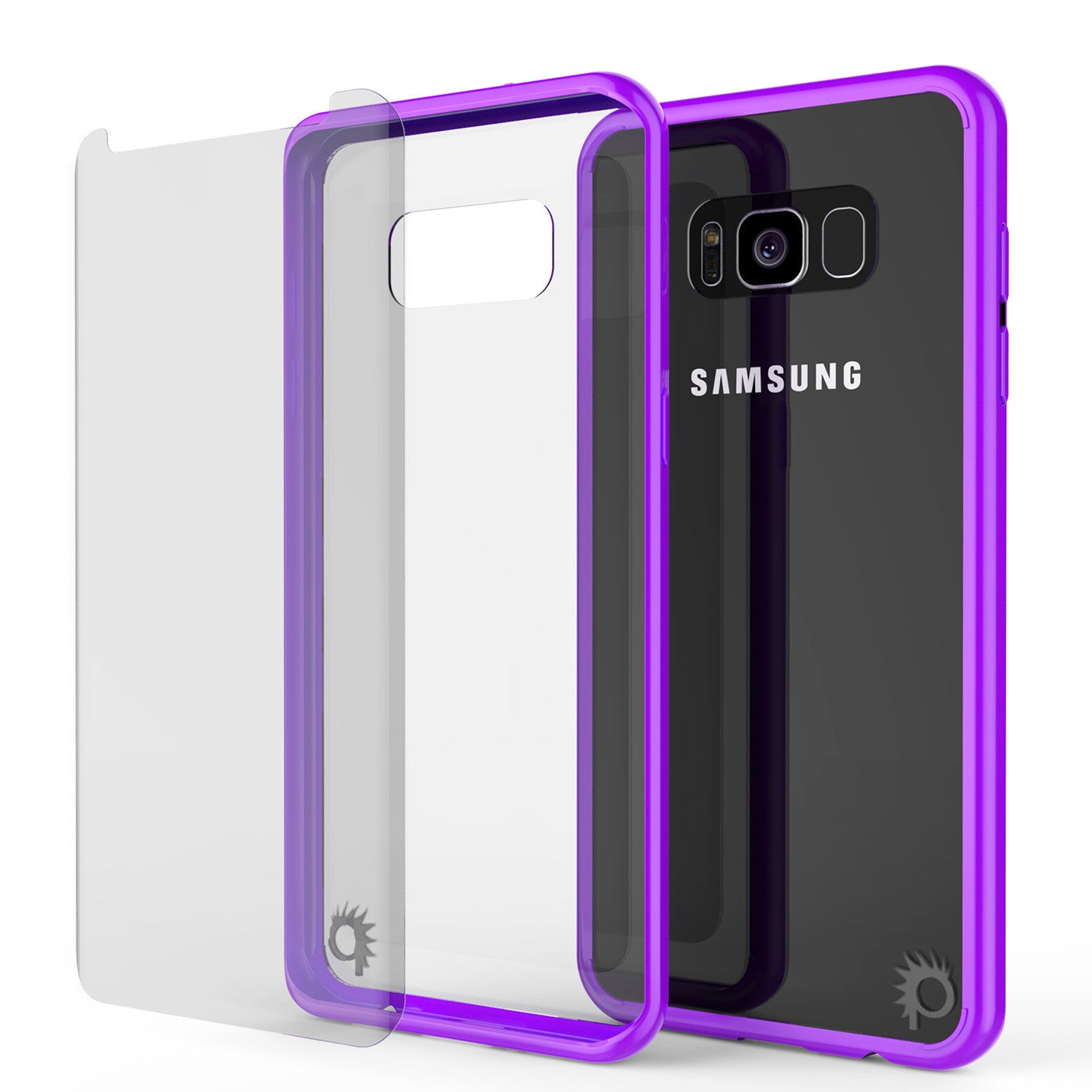 S8 Case Punkcase® LUCID 2.0 Purple Series w/ PUNK SHIELD Screen Protector | Ultra Fit