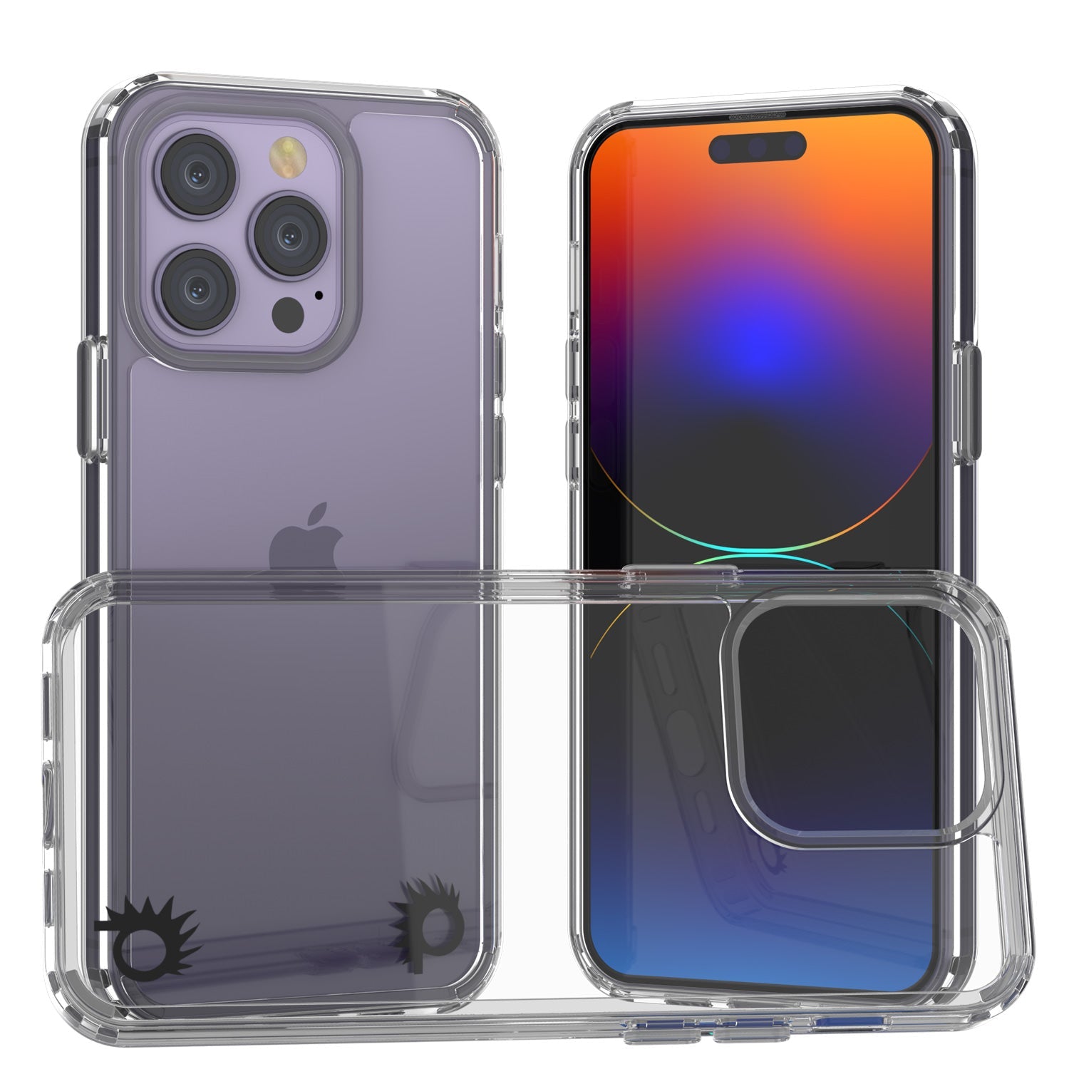 iPhone 15 Pro Case Punkcase® LUCID 2.0 Purple Series Series w/ SHIELD Screen Protector | Ultra Fit