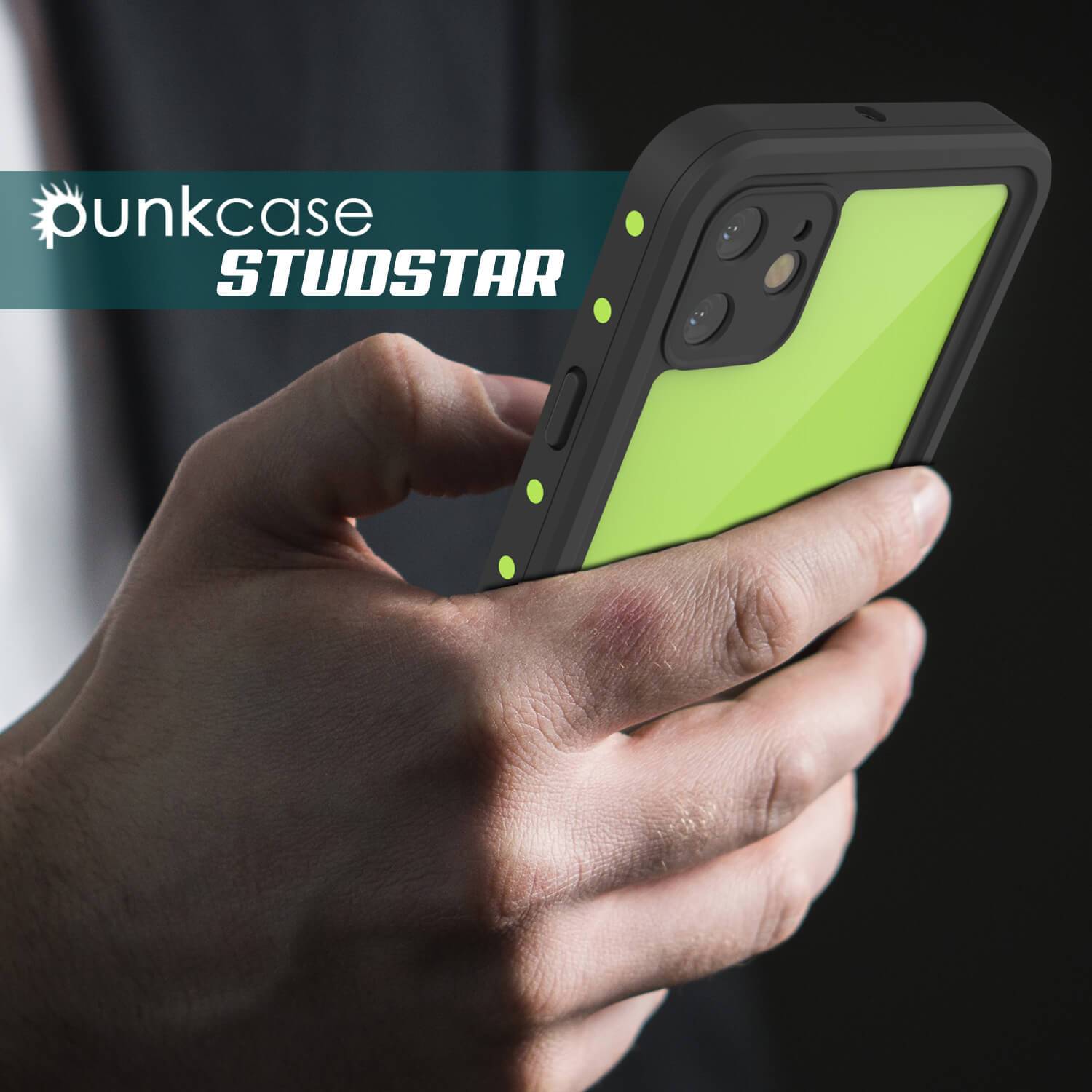 iPhone 11 Waterproof IP68 Case, Punkcase [Light green] [StudStar Series] [Slim Fit] [Dirtproof]