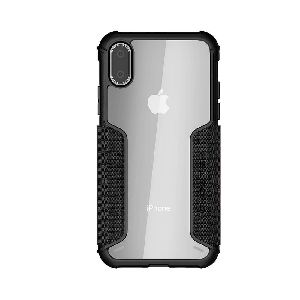 iPhone Xs Case, Ghostek Exec 3 Series for iPhone Xs / iPhone Pro Protective Wallet Case [BLACK]