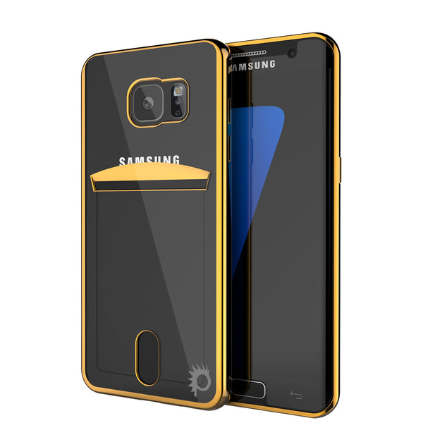 PUNKCASE - Lucid Series Premium Impact Case for Samsung S7 Edge | Gold