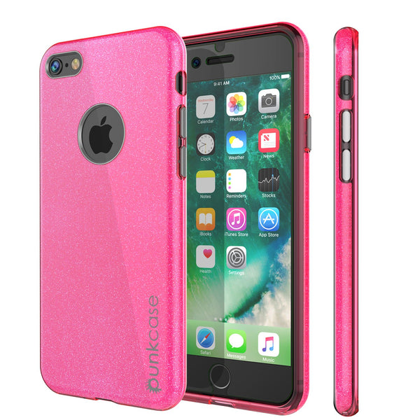 iPhone 8 Case, Punkcase Galactic 2.0 Series Ultra Slim Protective Armor TPU Cover [Pink]