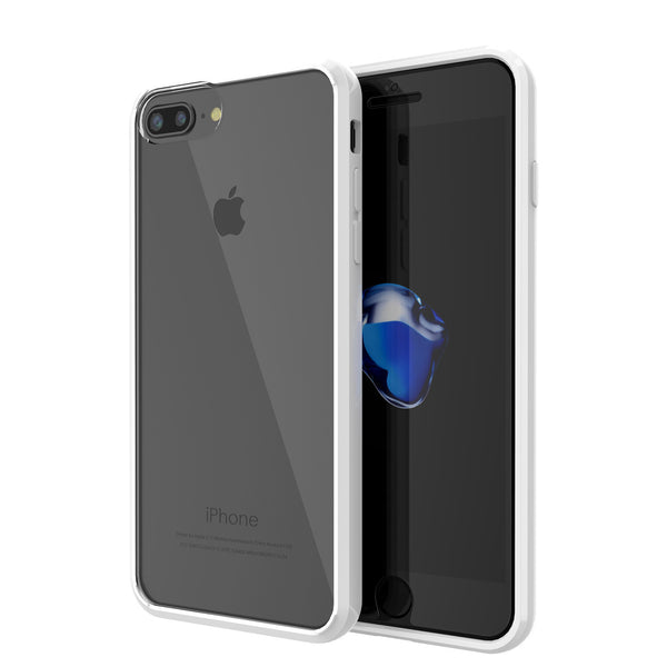 PUNKCASE - Lucid 2.0 Series Slick Frame Case for Apple IPhone 7 | White