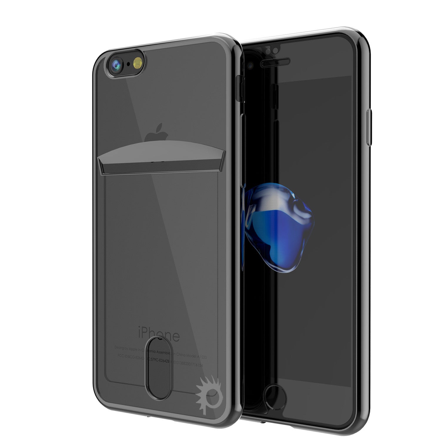PUNKCASE - Lucid Series Premium Impact Case for Apple IPhone 7 | Black