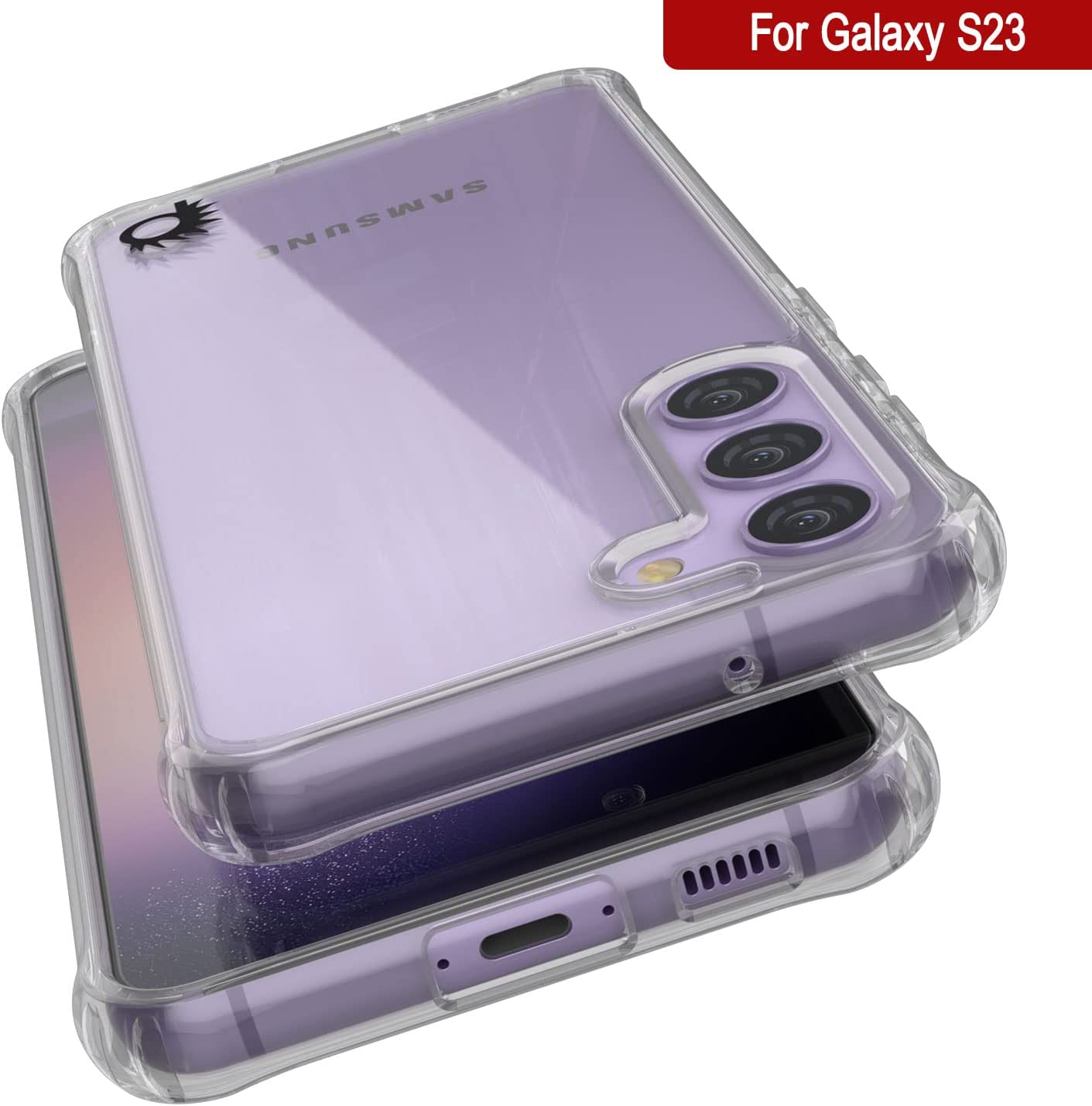 PunkCase Galaxy S23 Case [Clear Acrylic Series] for Galaxy S23 5G (6.1") (2023) [Clear]