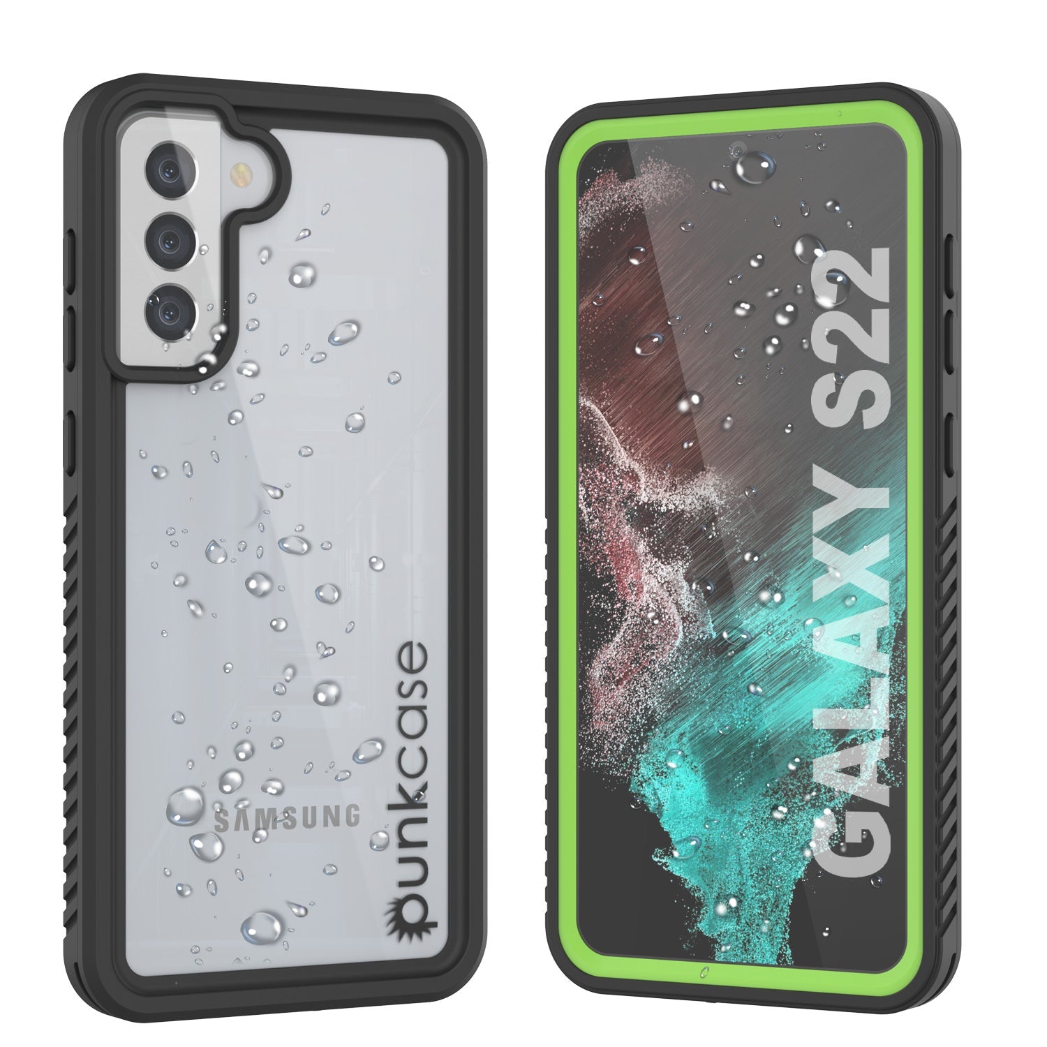 Galaxy S22 Water/ Shockproof [Extreme Series] Screen Protector Case [Light Green]