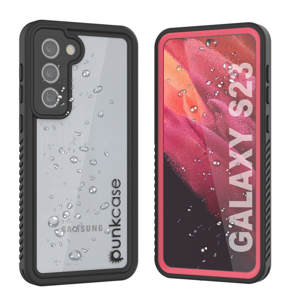 Galaxy S23 Water/ Shock/ Snowproof [Extreme Series] Slim Screen Protector Case [Pink]