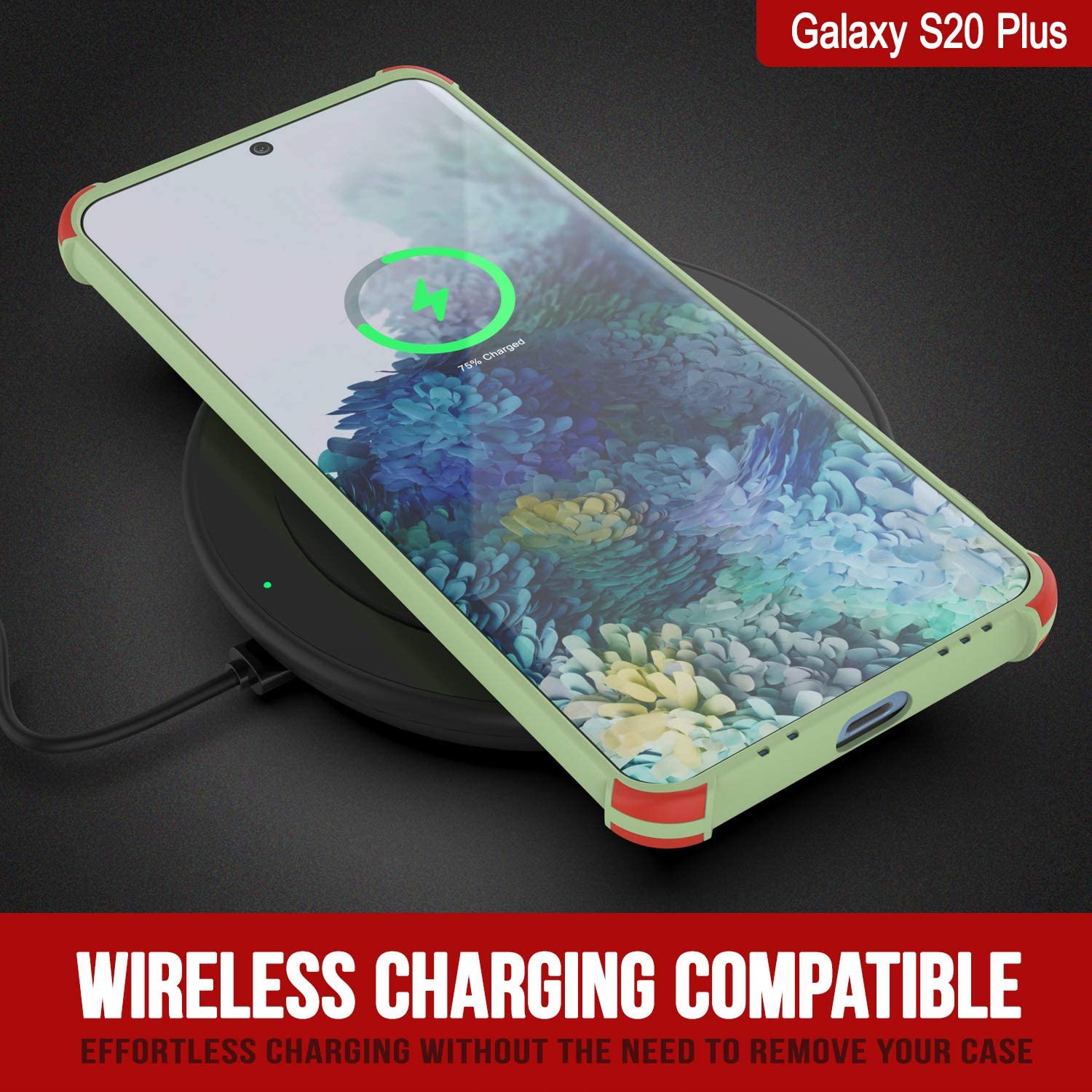 Punkcase Protective & Lightweight TPU Case [Sunshine Series] for Galaxy S20+ Plus [Light Green]