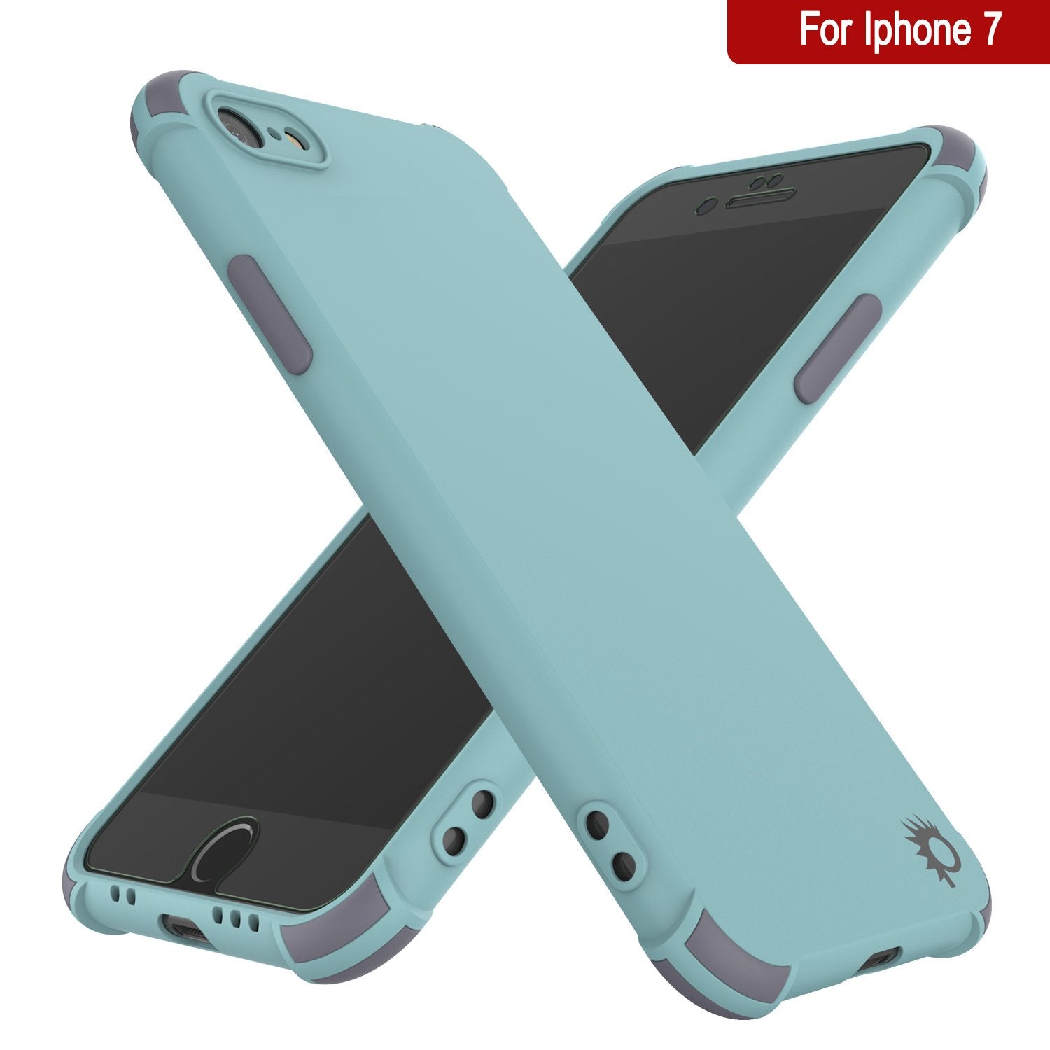 Punkcase Protective & Lightweight TPU Case [Sunshine Series] for iPhone 7 [Teal]