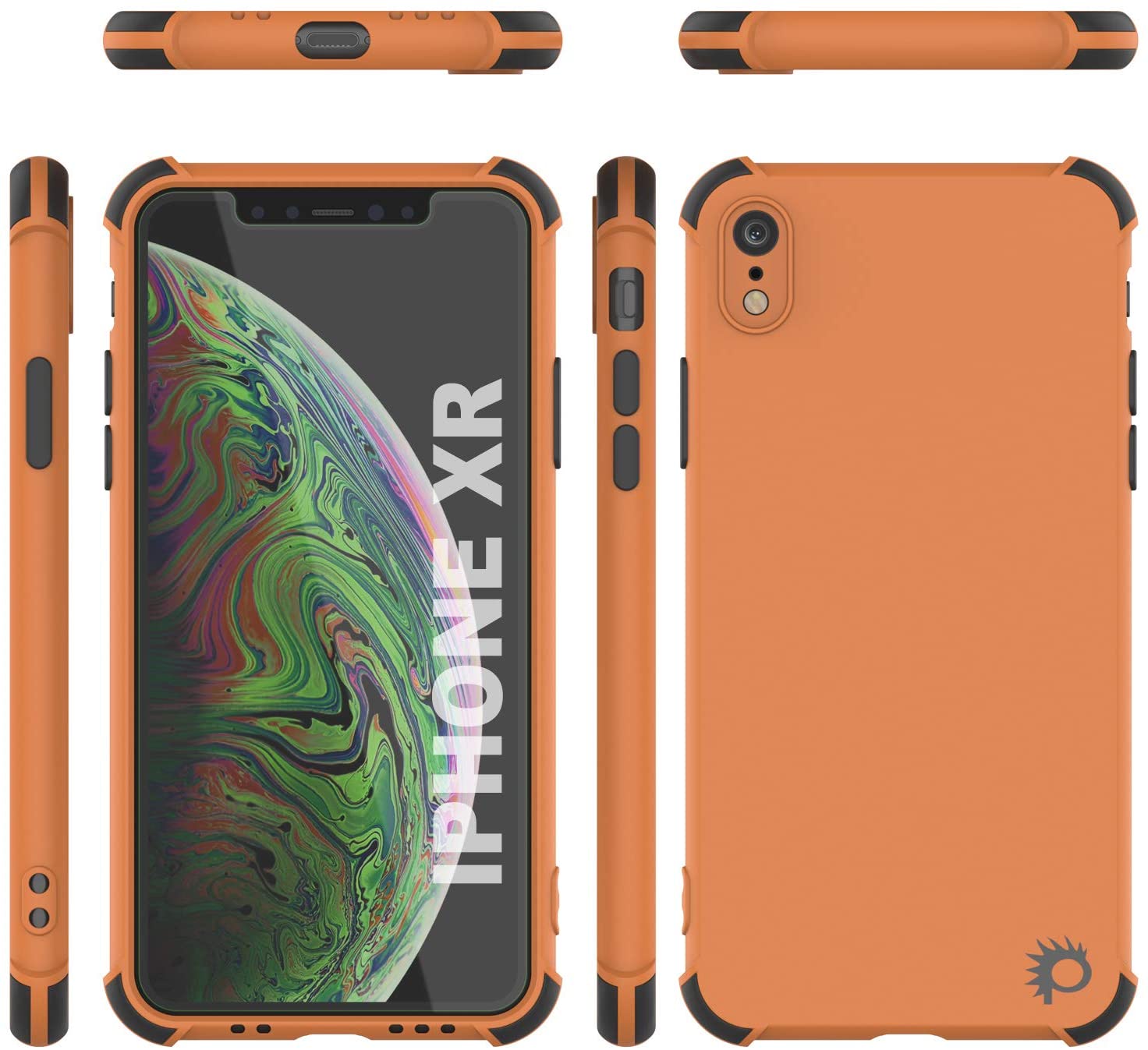 Punkcase Protective & Lightweight TPU Case [Sunshine Series] for iPhone XR [Orange]