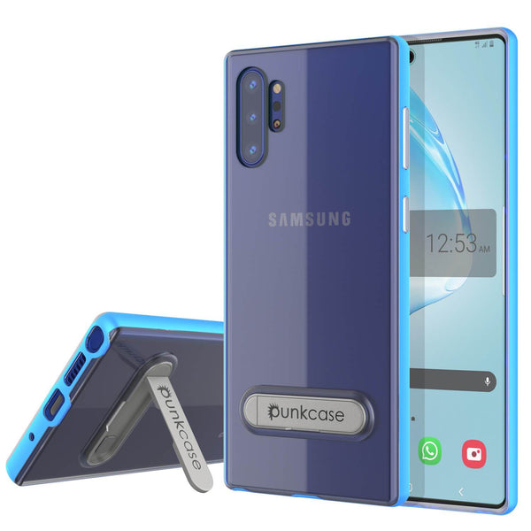 Galaxy Note 10+ Plus Lucid 3.0 PunkCase Armor Cover w/Integrated Kickstand and Screen Protector [Blue]