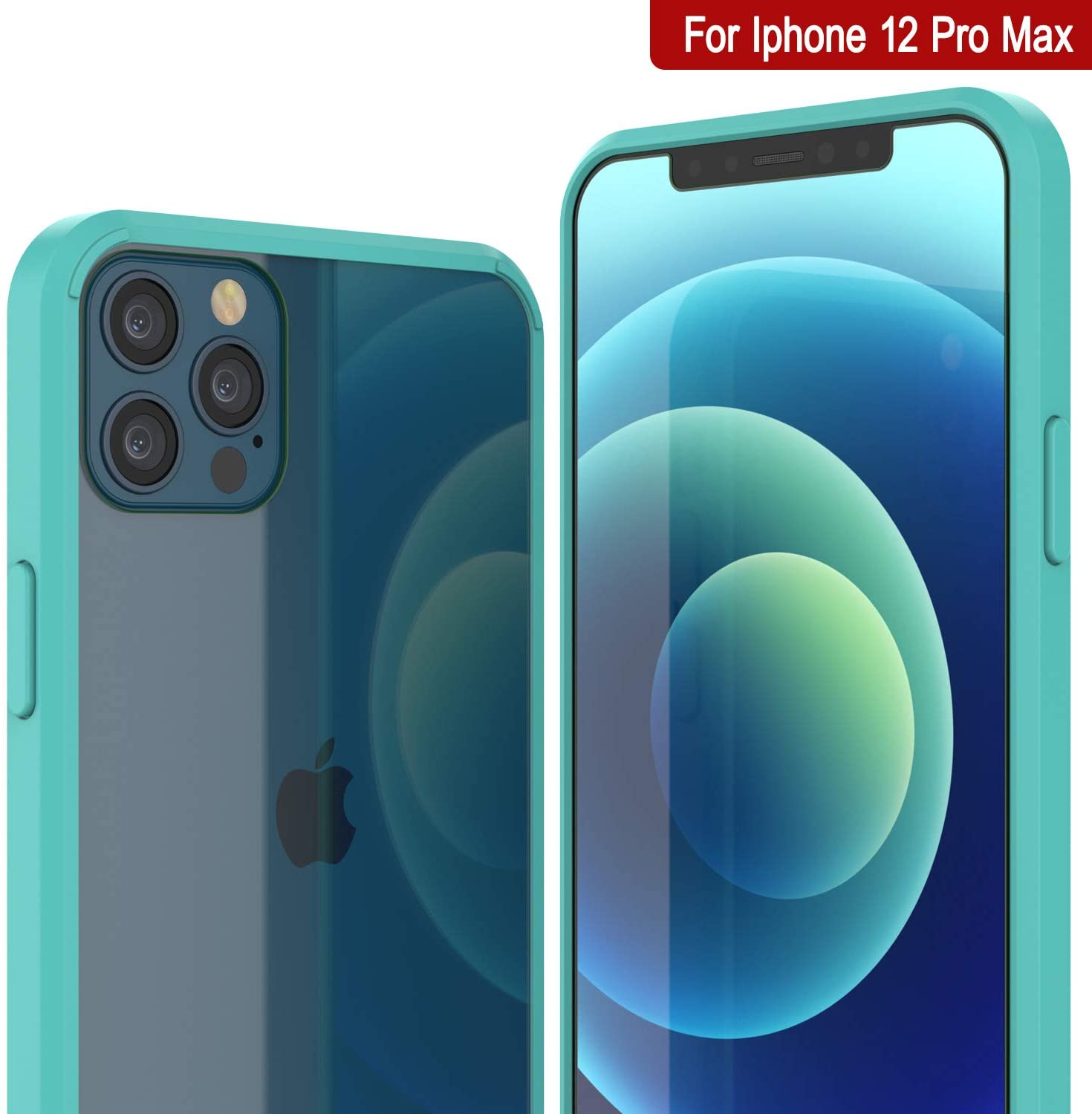iPhone 13 Pro Max Case Punkcase® LUCID 2.0 Teal Series w/ PUNK SHIELD Screen Protector | Ultra Fit