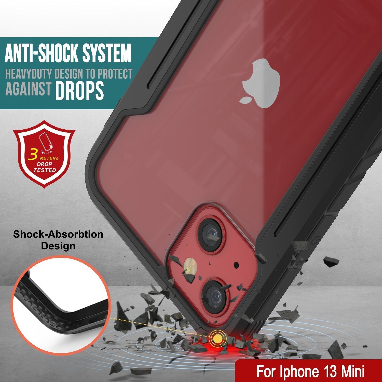 Punkcase iPhone 14 Plus Ravenger MAG Defense Case Protective Military Grade Multilayer Cover [Black]