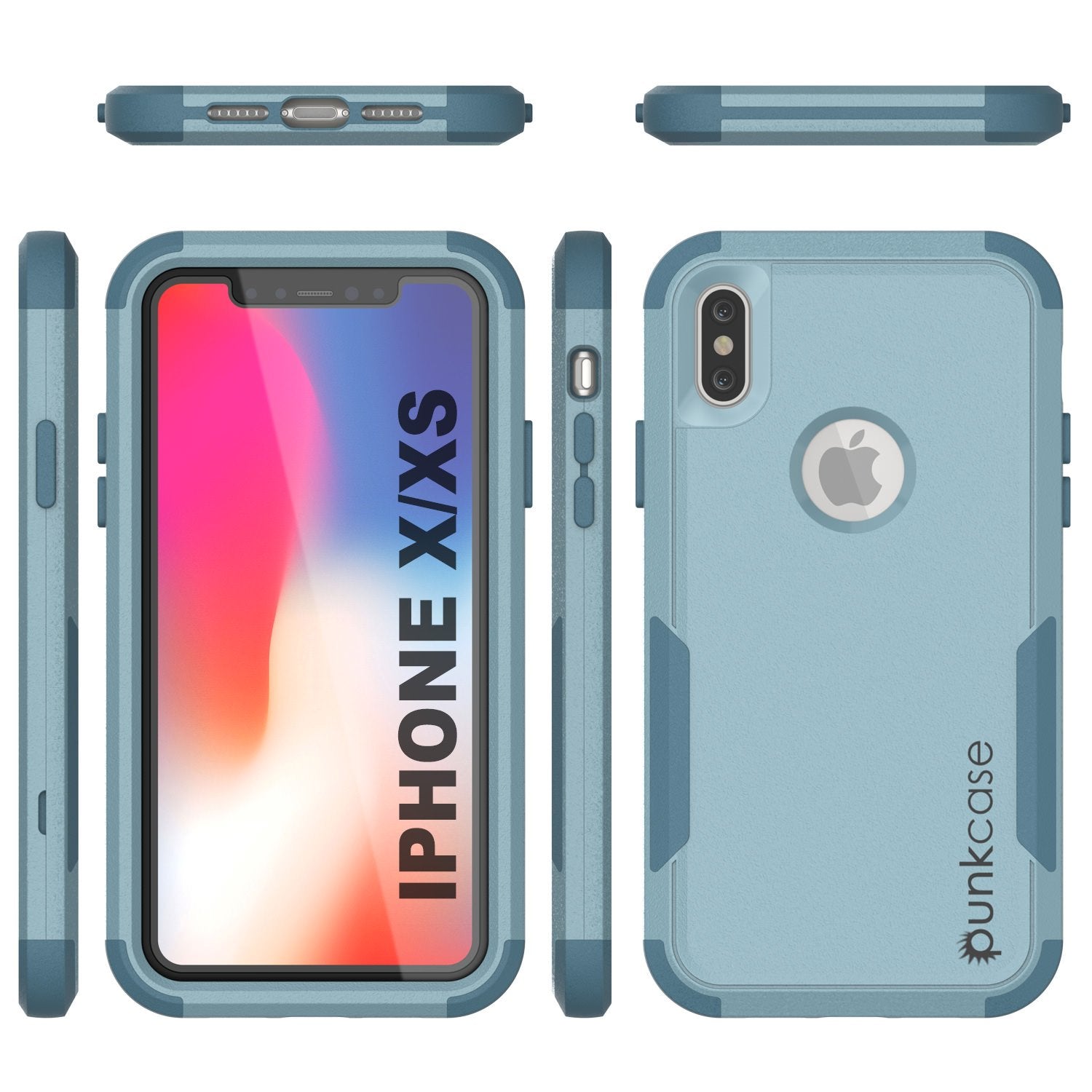 Punkcase for iPhone X Belt Clip Multilayer Holster Case [Patron Series] [Mint]