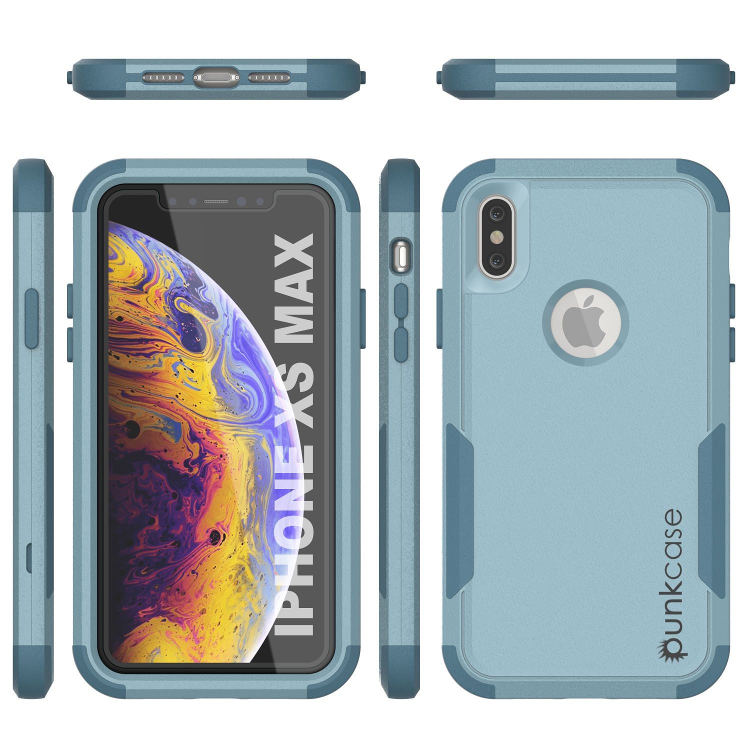 Punkcase for iPhone XS Max Belt Clip Multilayer Holster Case [Patron Series] [Mint]