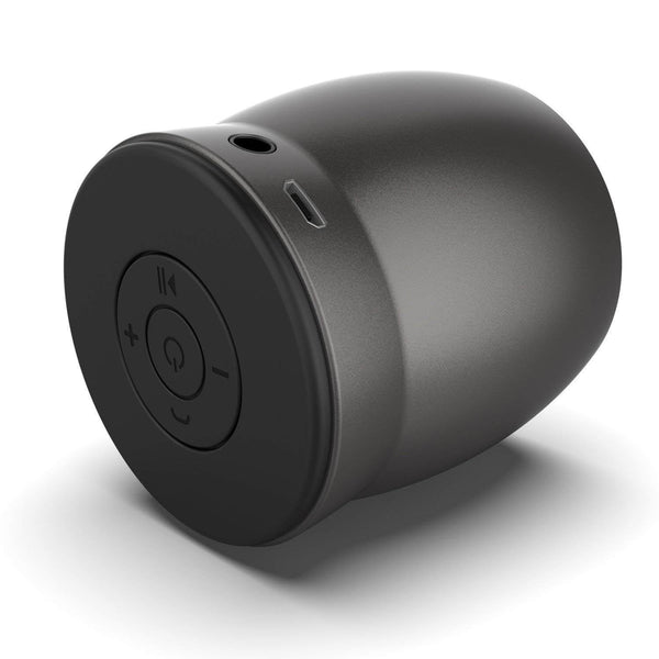 Punkcase ROCKER Portable Wireless Bluetooth Speaker for iPhone/Android [Metallic Grey]