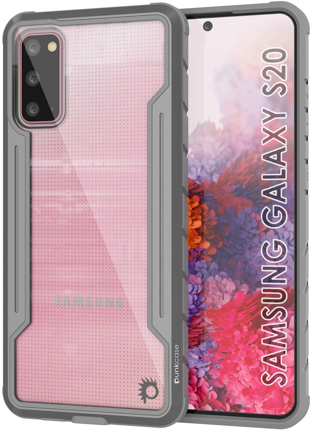 Punkcase S20 ravenger Case Protective Military Grade Multilayer Cover [Grey]