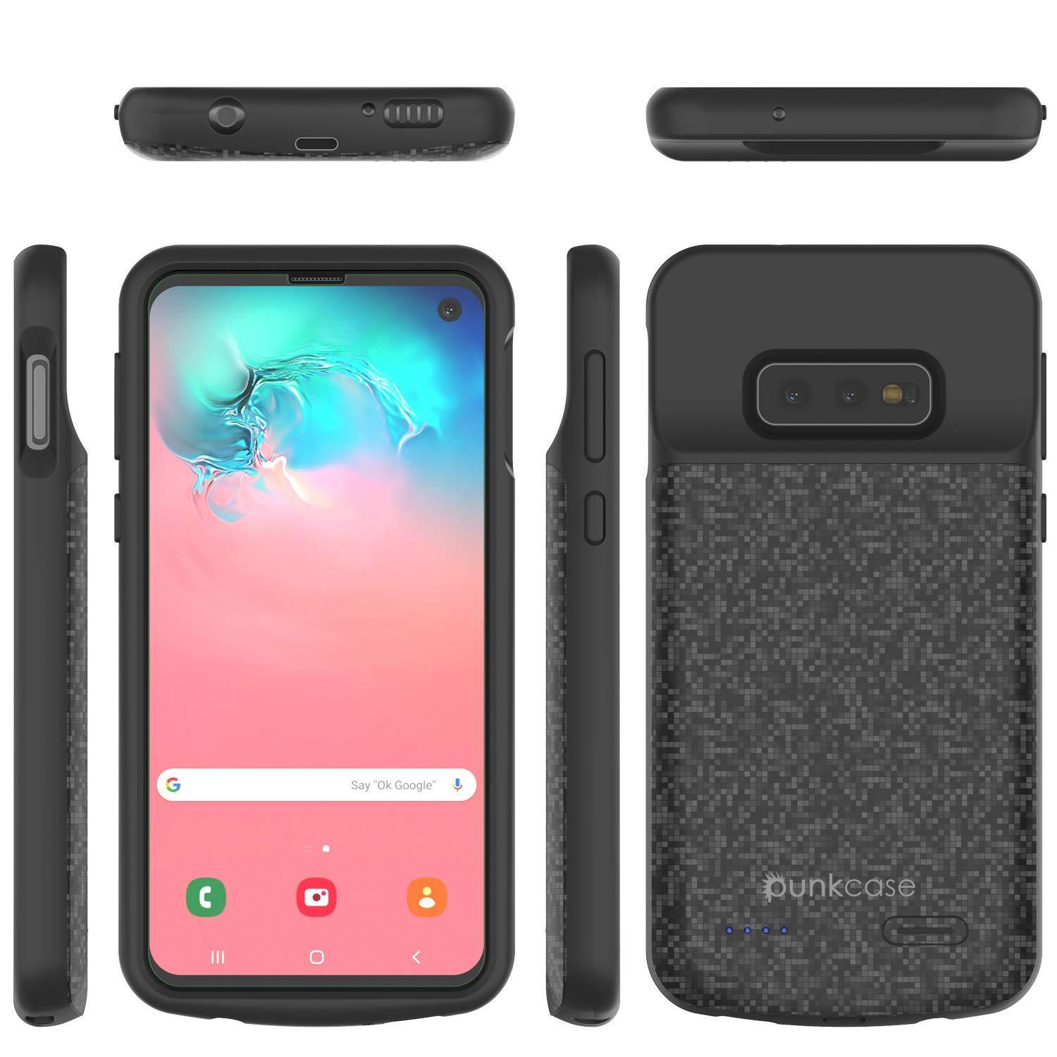 PunkJuice S10e Battery Case Black - Fast Charging Power Juice Bank with 4700mAh