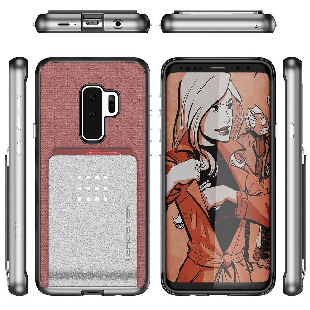 Galaxy S9+ Protective Wallet Case | Exec 2 Series [Pink]