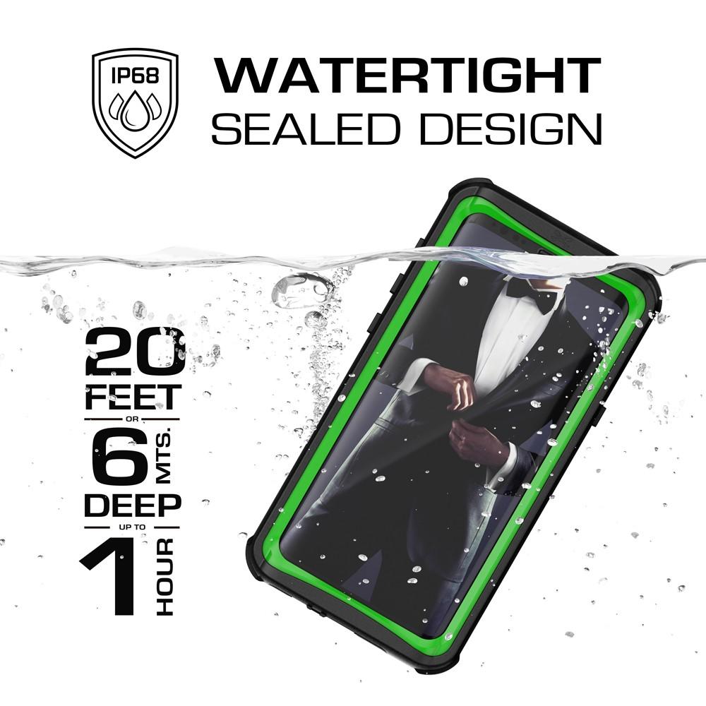 Galaxy S9+ Plus Rugged Waterproof Case | Nautical Series | [Geen]