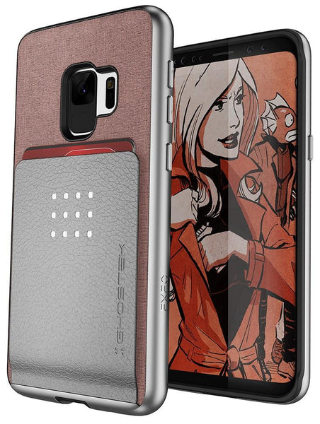 Galaxy S9 Protective Wallet Case | Exec 2 Series [Pink]